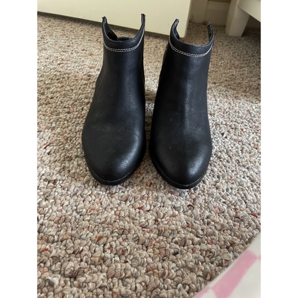 Black open back booties - Picture 2 of 2